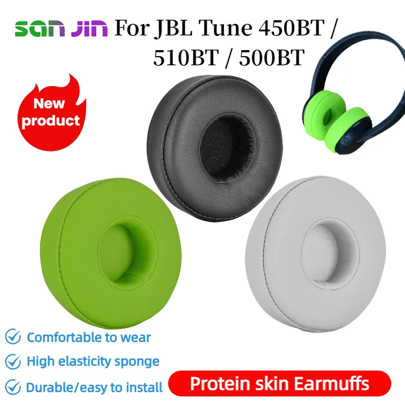 SANJIN Replacement Protein skin memory sponge Ear Pads For JBL Tune 450BT / 510BT / 500BT Headset Earmuff Repairing Parts
SANJIN Replacement Protein skin memory sponge Ear Pads For JBL Tune 450BT / 510BT / 500BT Headset Earmuff Repairing Parts