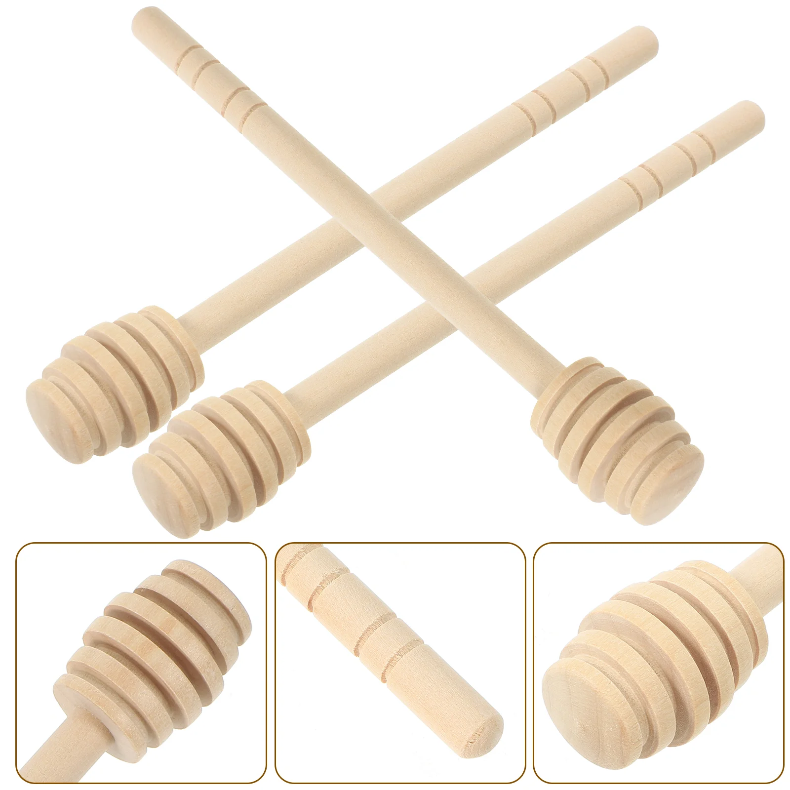 3 Pcs Wooden Honey Stirring Sticks Natural Wood Multi Function Rods Kitchen Mixing Tools Elegant Design
3 Pcs Wooden Honey Stirring Sticks Natural Wood Multi Function Rods Kitchen Mixing Tools Elegant Design