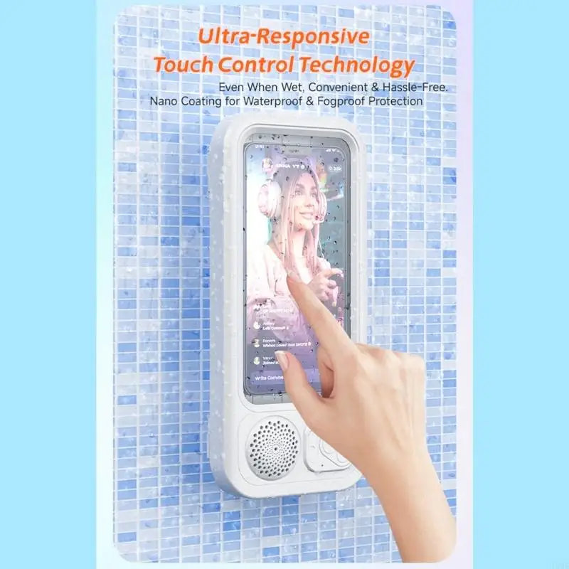 Waterproof Wireless Speaker With Holder For Handheld Device In Bathroom Shower Kitchen And Outdoor Areas F19E
Waterproof Wireless Speaker With Holder For Handheld Device In Bathroom Shower Kitchen And Outdoor Areas F19E