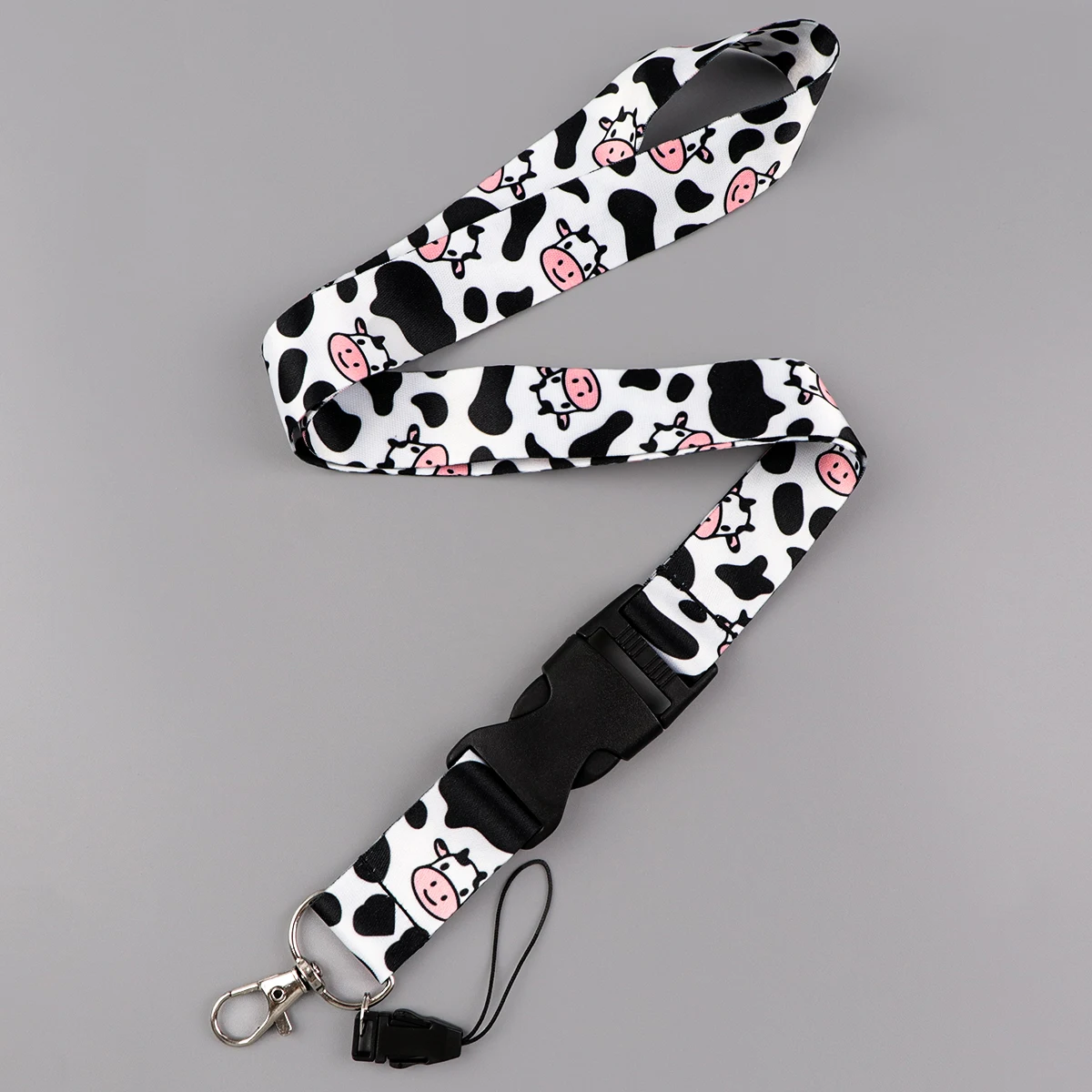Cute Cow Buckle Lanyards Cartoon Animal Neck Strap for Phone Strap Lanyard for Keys ID Card Gym USB Badge Holder Neckband
Cute Cow Buckle Lanyards Cartoon Animal Neck Strap for Phone Strap Lanyard for Keys ID Card Gym USB Badge Holder Neckband
