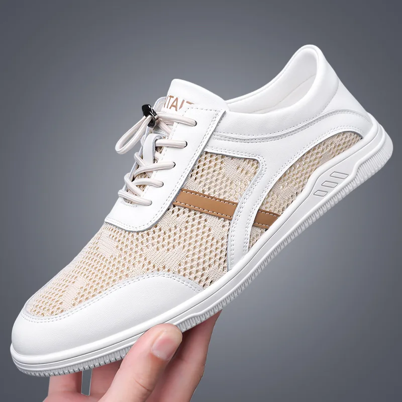 Осенняя уличная спортивная обувь Hallow для мужчин, модные повседневные сетчатые кроссовки, мужские однотонные туфли на эластичной ленте, мужские туфли
Осенняя уличная спортивная обувь Hallow для мужчин, модные повседневные сетчатые кроссовки, мужские однотонные туфли на эластичной ленте, мужские туфли