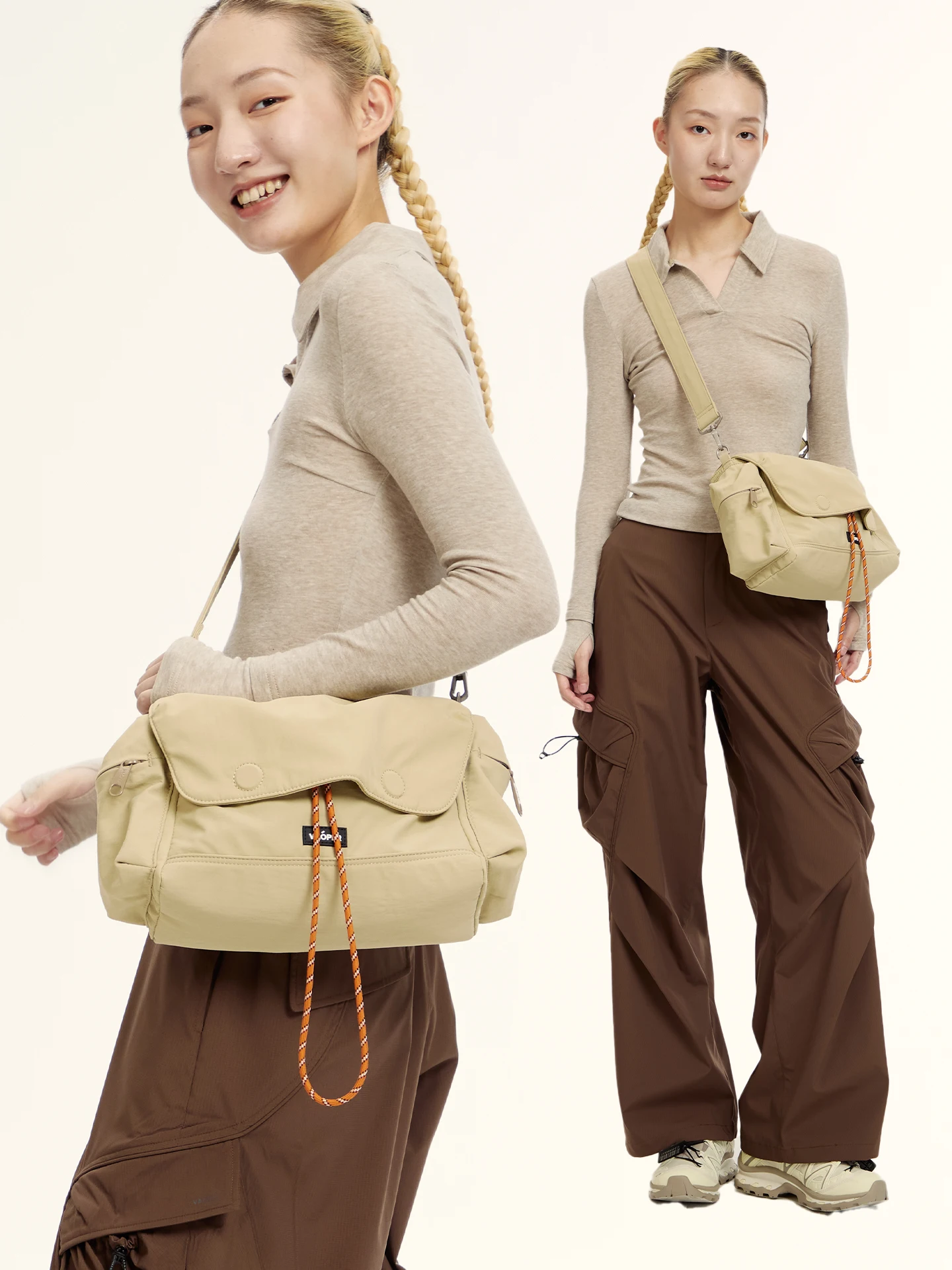 VAOPER Casual Minimalist Crossbody Bag Unisex Large Capacity Commuter Sports Fitness Bag with Detachable Shoulder Strap
VAOPER Casual Minimalist Crossbody Bag Unisex Large Capacity Commuter Sports Fitness Bag with Detachable Shoulder Strap