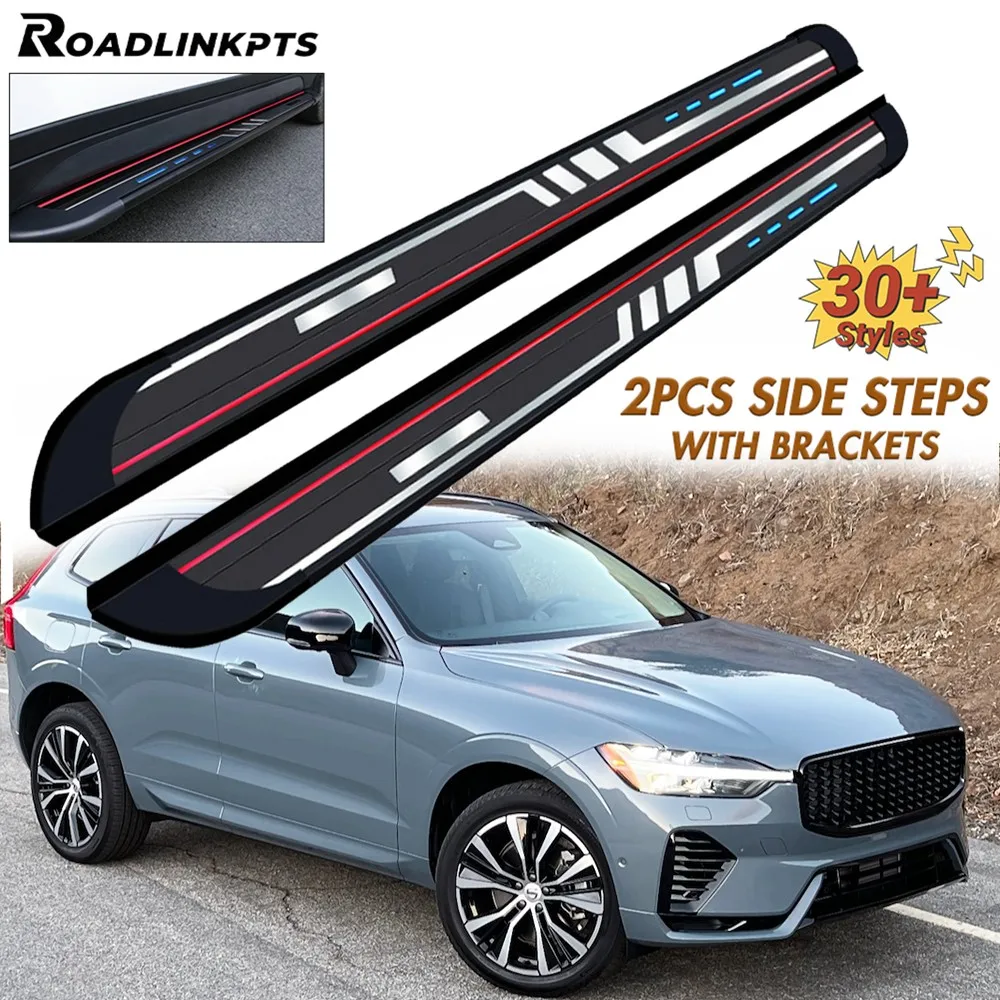 2PCS Aluminum 3.9" 4.3" Wide Fixed Side Steps Fit for Volvo XC60 2018-2024 Running Boards Nerf Bars Rails Plates Pedals
2PCS Aluminum 3.9" 4.3" Wide Fixed Side Steps Fit for Volvo XC60 2018-2024 Running Boards Nerf Bars Rails Plates Pedals