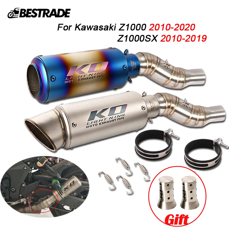 For Kawasaki Z1000 2010-2020 Z1000SX 2010-2019 Motorcycle Exhaust System Left Right Side Mid Pipe Muffler Tube Stainless Steel
For Kawasaki Z1000 2010-2020 Z1000SX 2010-2019 Motorcycle Exhaust System Left Right Side Mid Pipe Muffler Tube Stainless Steel