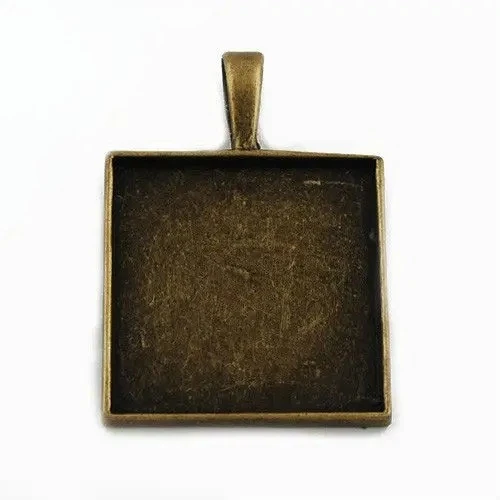 25 MM Antique Bronze Square Cameo Cabochon Base Setting Pendants ,Sold 20 PCS Per Pkg
25 MM Antique Bronze Square Cameo Cabochon Base Setting Pendants ,Sold 20 PCS Per Pkg