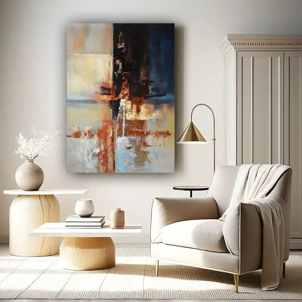 100% Hand-Painted Abstract Picture Landscape Oil Painting On Canvas Modern Large Blue Wall Decor Poster For Living Room Artwork
100% Hand-Painted Abstract Picture Landscape Oil Painting On Canvas Modern Large Blue Wall Decor Poster For Living Room Artwork
