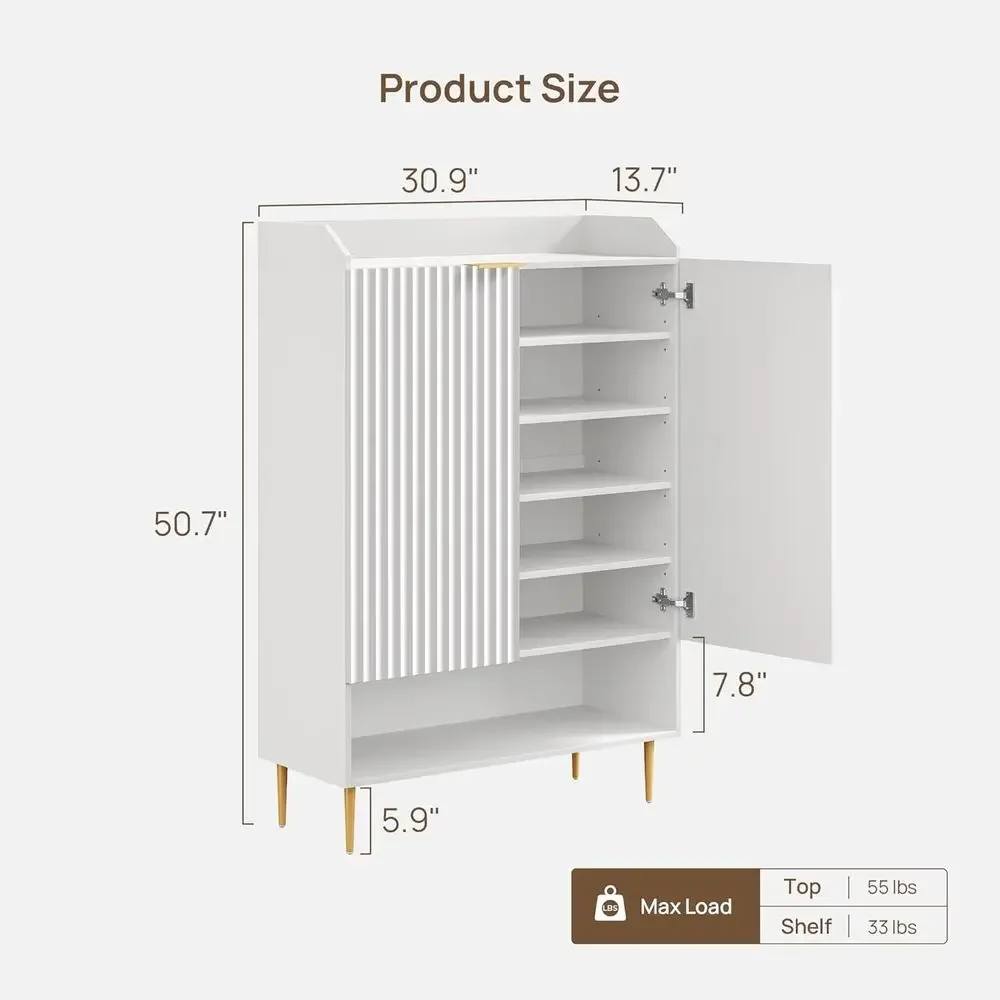 Special Offer3-7 Tier Large White Shoe Storage Cabinet, 50.7 Tall For Entryway, Hallway, Living Room
Special Offer3-7 Tier Large White Shoe Storage Cabinet, 50.7 Tall For Entryway, Hallway, Living Room