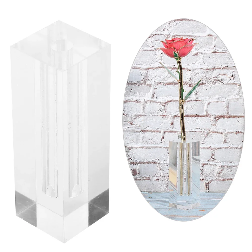 Transparent Rectangular Rose Flower Base Acrylic Display Stand Home Room Decoration Ornament
Transparent Rectangular Rose Flower Base Acrylic Display Stand Home Room Decoration Ornament