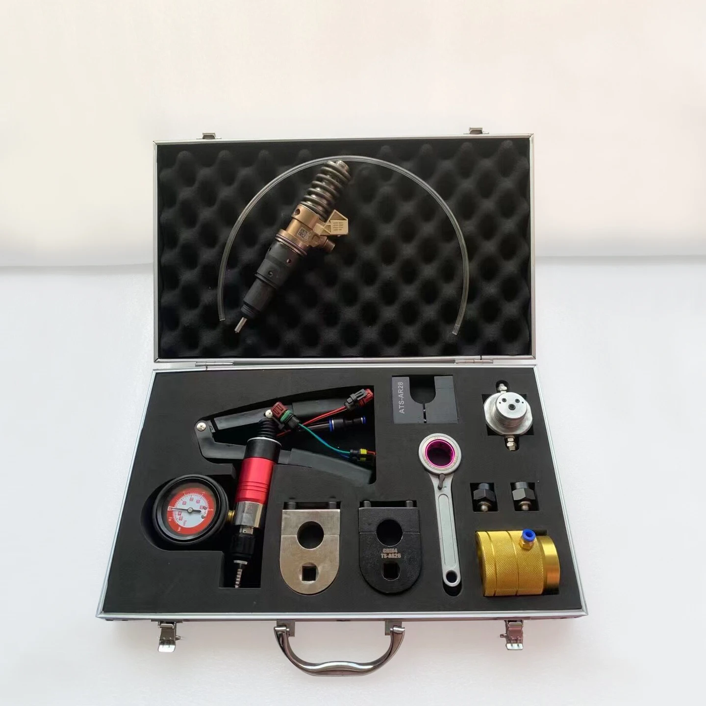 Auto Common Rial Diesel Injector Repair Kit Disassembly Inspection Verification Valve Testing Tool Set for Dongfeng Longqing
Auto Common Rial Diesel Injector Repair Kit Disassembly Inspection Verification Valve Testing Tool Set for Dongfeng Longqing