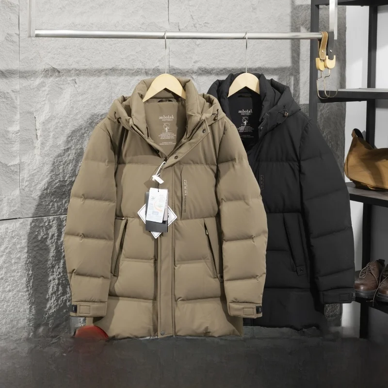 Thiened Heavyweight Warm 90 Du down Winter Men's Thermal Reflective Commute Hooded Jaet Waterproof Windproof Parka Coat
Thiened Heavyweight Warm 90 Du down Winter Men's Thermal Reflective Commute Hooded Jaet Waterproof Windproof Parka Coat