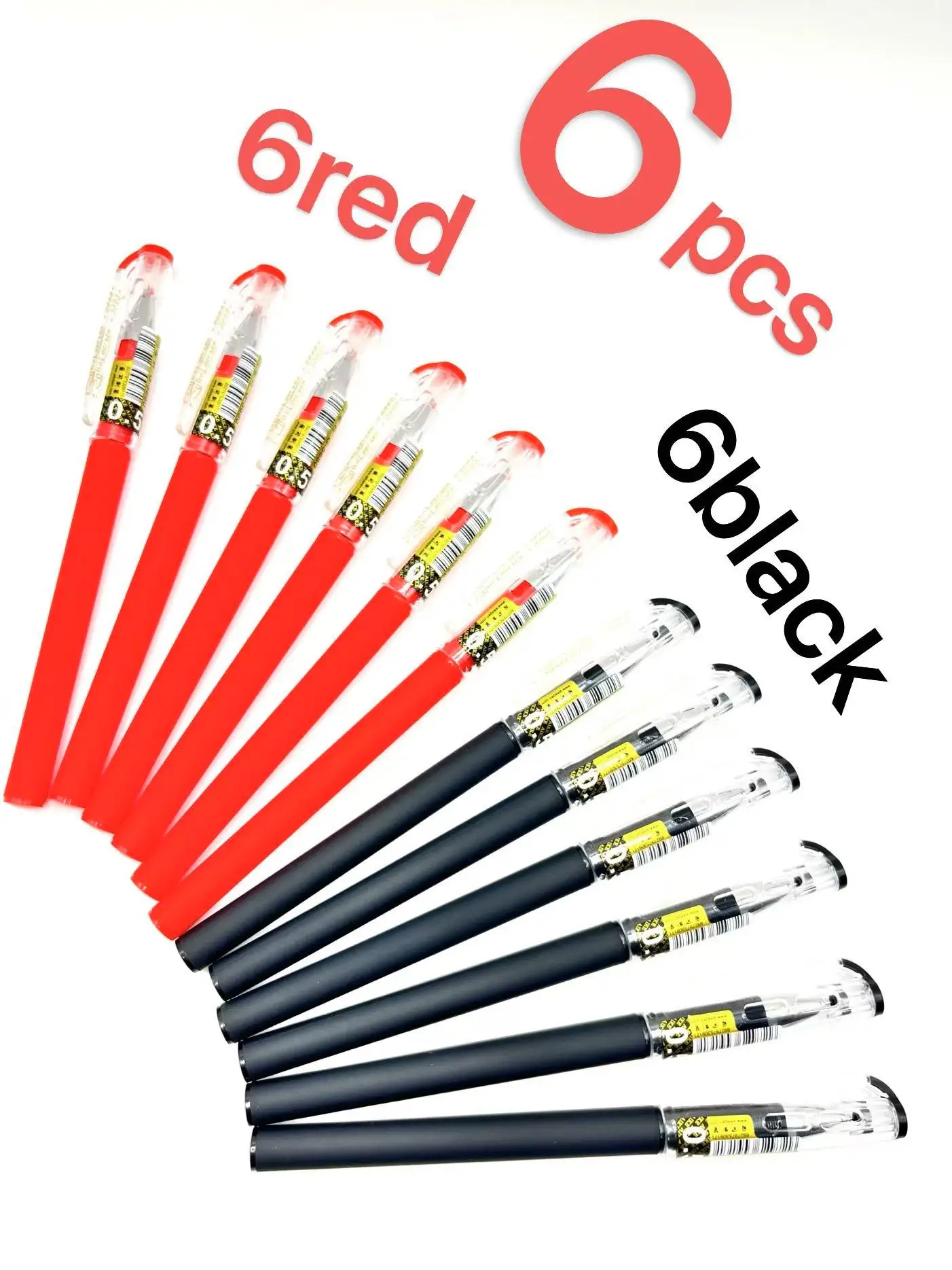 6PCS High-capacity Gel Pens Stationery Kawaii Writing Pen Black/red Ink 0.5mm Blue Ballpoint Pen Office School Supplies
6PCS High-capacity Gel Pens Stationery Kawaii Writing Pen Black/red Ink 0.5mm Blue Ballpoint Pen Office School Supplies