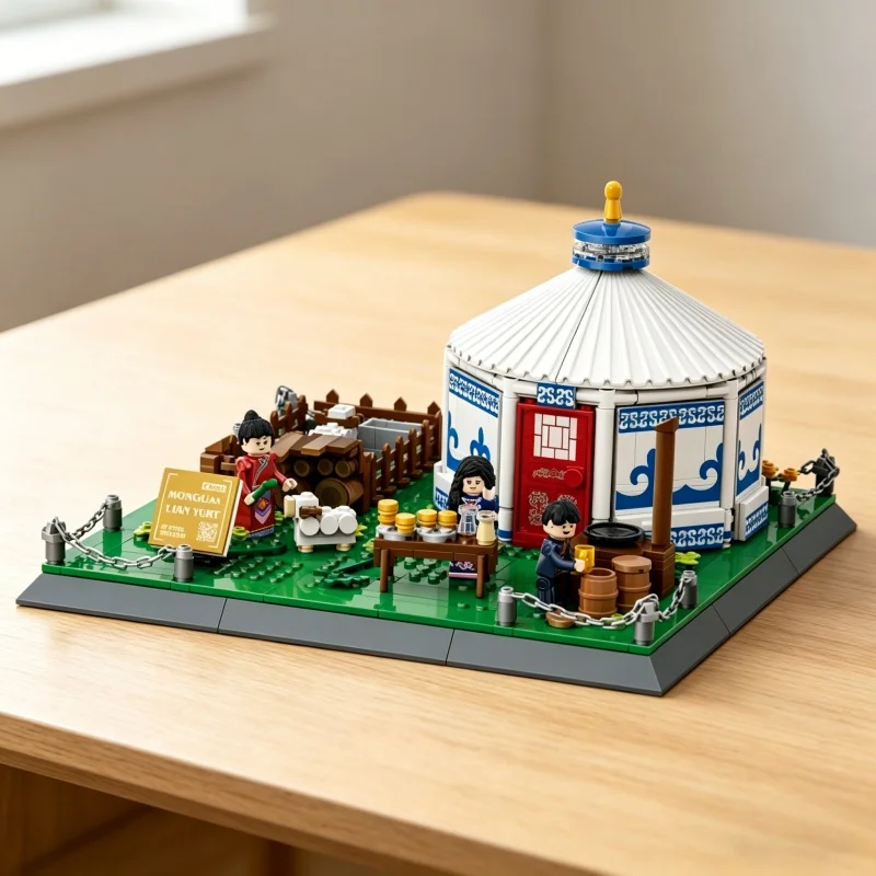 Creative Mongolian Yurt Building Blocks, Inner Mongolia Architectural Model, Children's DIY Toy Gift, Children's Birthday Gift
Creative Mongolian Yurt Building Blocks, Inner Mongolia Architectural Model, Children's DIY Toy Gift, Children's Birthday Gift