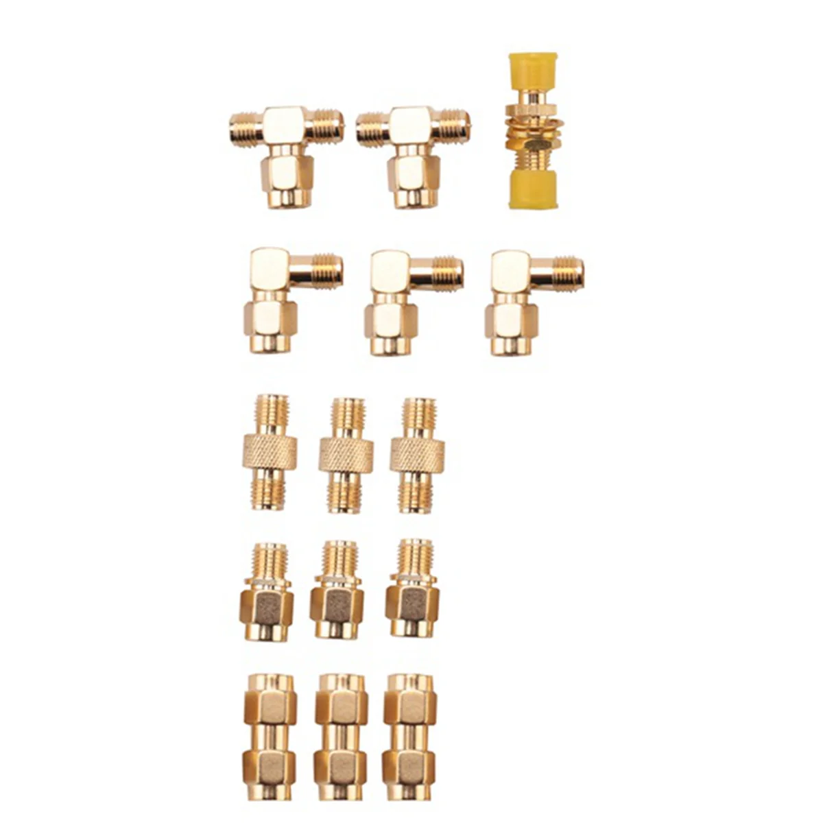 15 Type RF Antenna Adapter Kit SMA Connector SMA Male Female Converter for WiFi Antenna Extension Cable Goggles Antenna
15 Type RF Antenna Adapter Kit SMA Connector SMA Male Female Converter for WiFi Antenna Extension Cable Goggles Antenna