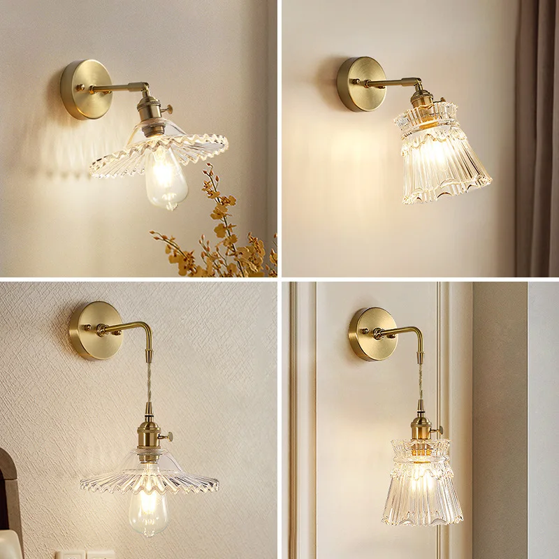 Nordic Postmodern LED Wall Lamp Simple Bedroom Living Room Bedside Lamp Corridor Aisle All Copper Creative Personality Art Glass
Nordic Postmodern LED Wall Lamp Simple Bedroom Living Room Bedside Lamp Corridor Aisle All Copper Creative Personality Art Glass