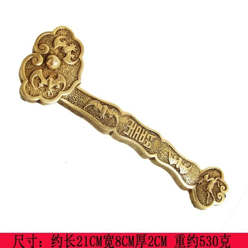 Shuangfu Copper Ruyi Ornament Symbolizes Prosperity, Wealth, Peace In Life, Suitable For Housewarming And Wedding Decoration
Shuangfu Copper Ruyi Ornament Symbolizes Prosperity, Wealth, Peace In Life, Suitable For Housewarming And Wedding Decoration