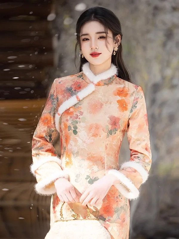 New Beautiful Chinese Sle Fce Lined Thiened Autumn Winter New Arrival Daily Wear Warm Improved Mom Dr
New Beautiful Chinese Sle Fce Lined Thiened Autumn Winter New Arrival Daily Wear Warm Improved Mom Dr