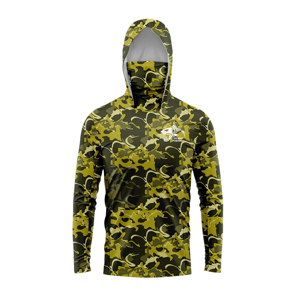 New Jungle Hunting Camouflage Mens Long Sleeve Fishing Hoodie T-shirts Anti-Sun Protection Hoodies Face Mask Apparel Sea Fishing
New Jungle Hunting Camouflage Mens Long Sleeve Fishing Hoodie T-shirts Anti-Sun Protection Hoodies Face Mask Apparel Sea Fishing