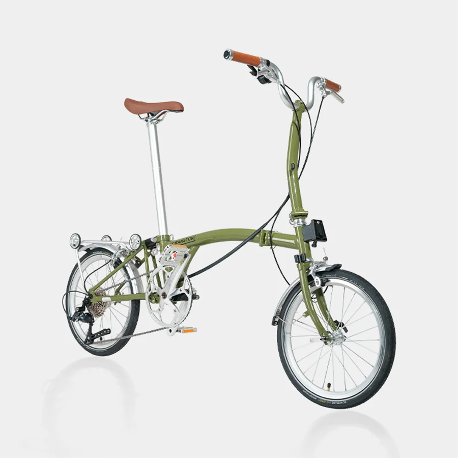 CRANSTON Matcha Green Складной велосипед с двойным тормозом 53T Шатуны 16-дюймовое колесо 9-скоростная рама Cr-Mo Мини-складной велосипед для взрослых
CRANSTON Matcha Green Складной велосипед с двойным тормозом 53T Шатуны 16-дюймовое колесо 9-скоростная рама Cr-Mo Мини-складной велосипед для взрослых