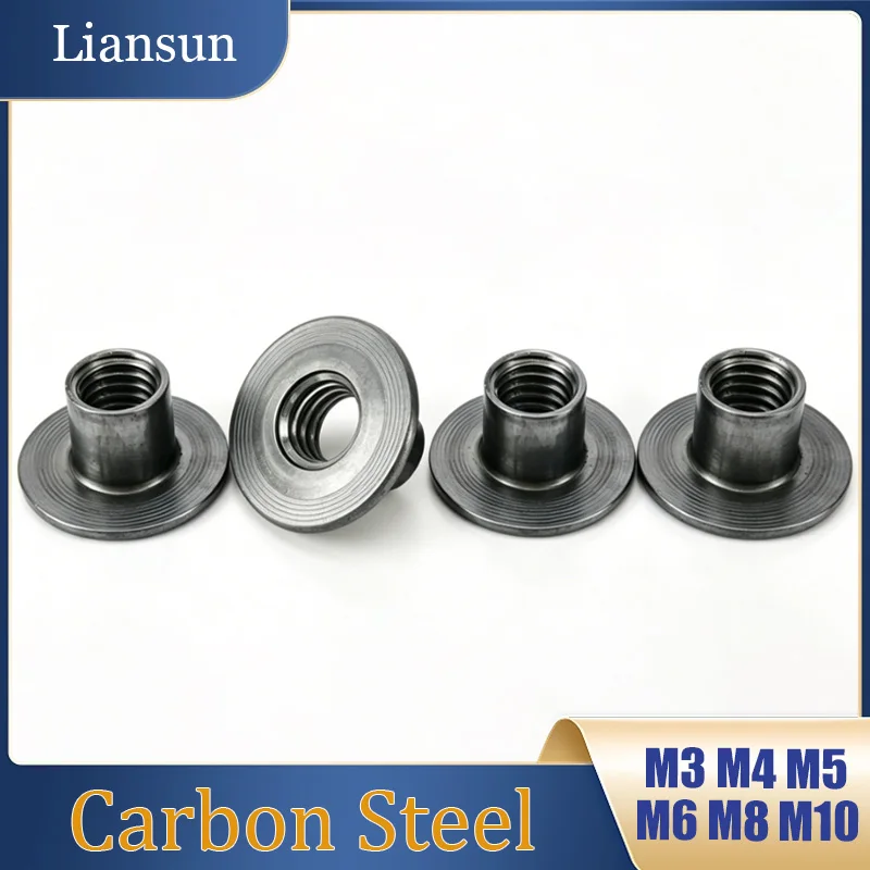 Carbon Steel Tee Nuts Round Base Weld Nuts M3 M4 M5 M6 M8 M10 Through Hole Flange Insert Female Thread Plate Nuts Fasteners
Carbon Steel Tee Nuts Round Base Weld Nuts M3 M4 M5 M6 M8 M10 Through Hole Flange Insert Female Thread Plate Nuts Fasteners
