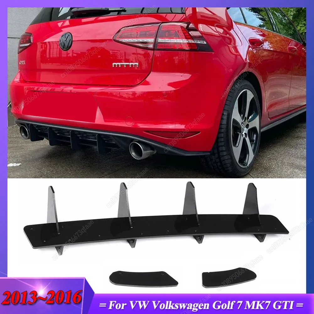 Для VW Golf 7 MK7 GTI 2013-2016 4-х плавников, автомобильный задний бампер, диффузор, задние боковые разветвители, спойлер, губа, ABS, глянцевый черный, обвесы, тюнинг
Для VW Golf 7 MK7 GTI 2013-2016 4-х плавников, автомобильный задний бампер, диффузор, задние боковые разветвители, спойлер, губа, ABS, глянцевый черный, обвесы, тюнинг