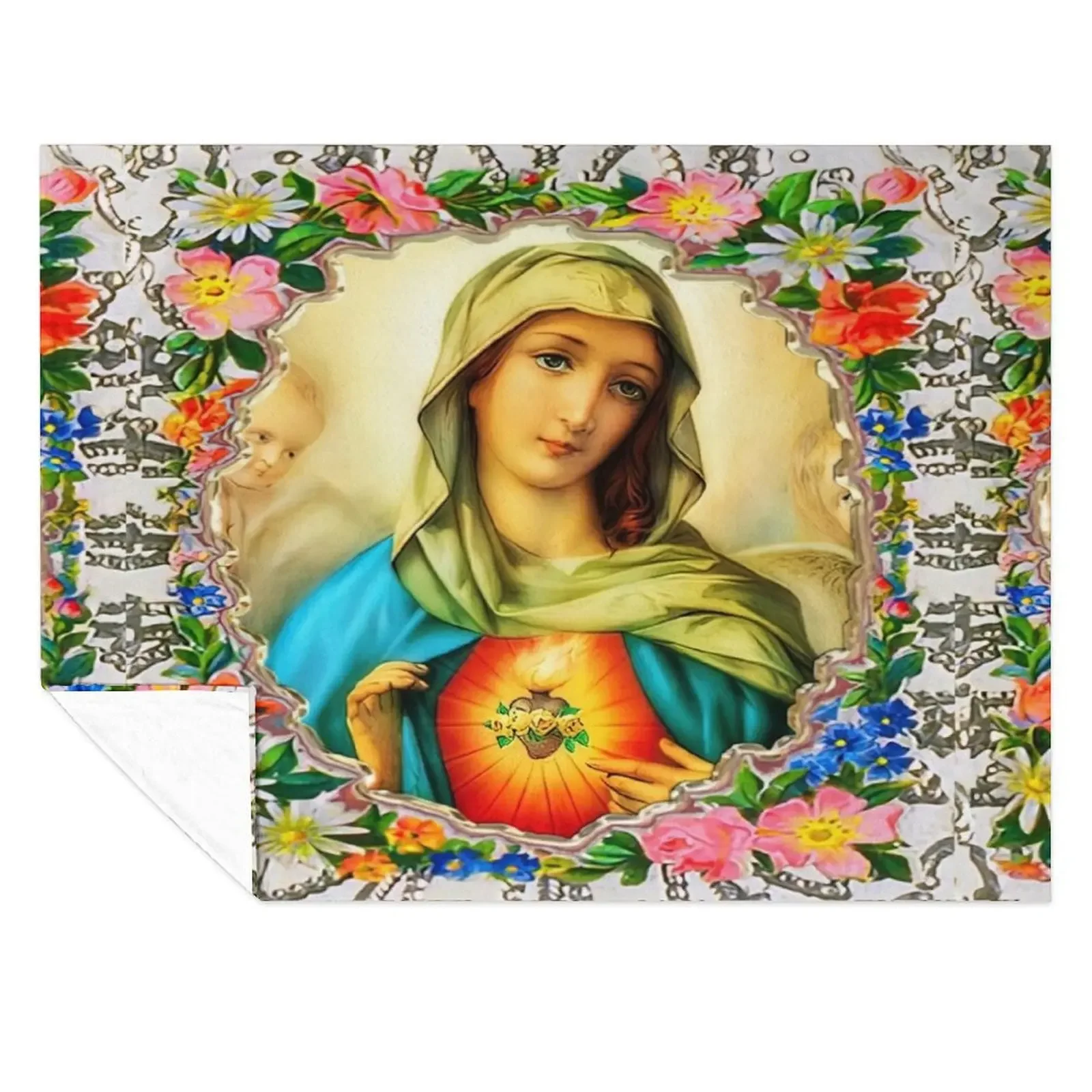 Immaculate Heart of Virgin Mary Catholic Saint A-101521 Throw Blanket for sofa Single Kid'S Softest Blankets
Immaculate Heart of Virgin Mary Catholic Saint A-101521 Throw Blanket for sofa Single Kid'S Softest Blankets