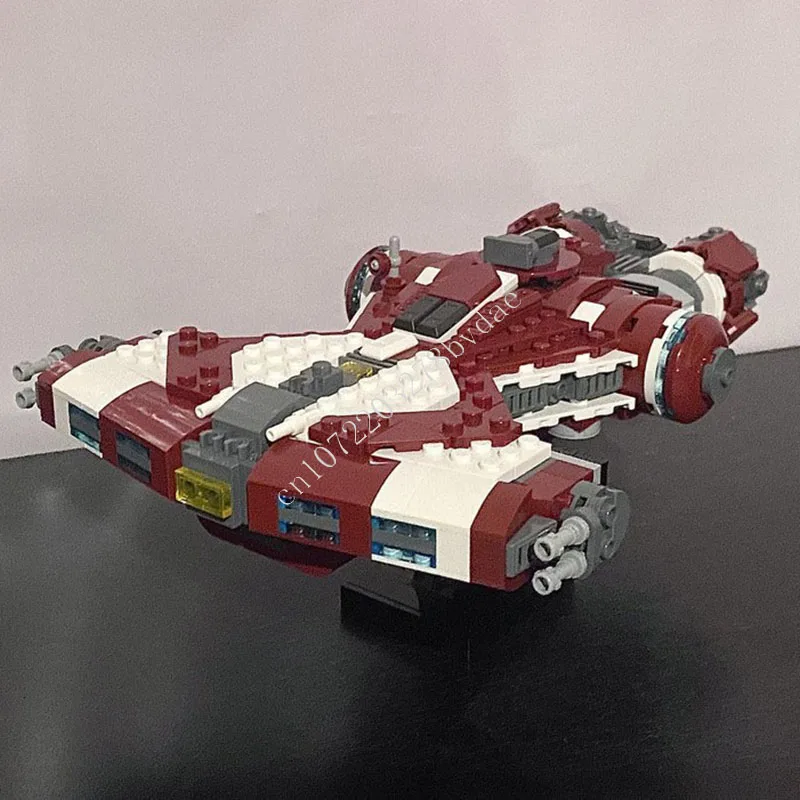 662 PCS Sci-Fi Space Corvette Building Blocks Set Midi Scale Starship Assembly Model Educational Collection Gift for Adults man
662 PCS Sci-Fi Space Corvette Building Blocks Set Midi Scale Starship Assembly Model Educational Collection Gift for Adults man