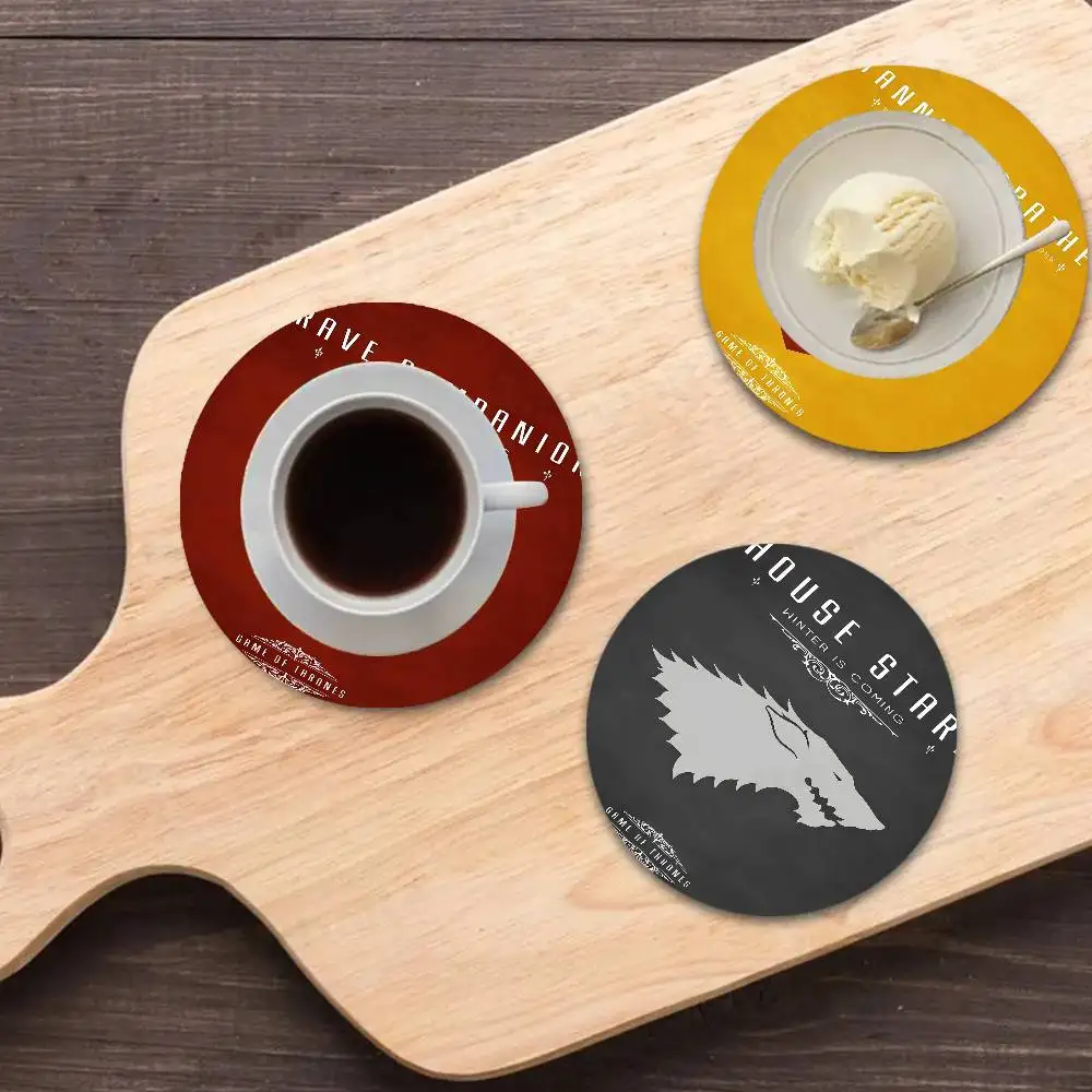 Game T-Thrones Family Logo 1pc Pattern Coaster Tea Cup Heat Insulation Pad Anti-scalding Anti-slip Table Bowl Plate Mat
Game T-Thrones Family Logo 1pc Pattern Coaster Tea Cup Heat Insulation Pad Anti-scalding Anti-slip Table Bowl Plate Mat