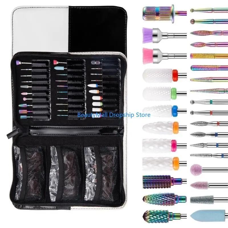 40JD 30pcs Drill Bits Set с пакетом для хранения, педикюр для ногтей
40JD 30pcs Drill Bits Set с пакетом для хранения, педикюр для ногтей