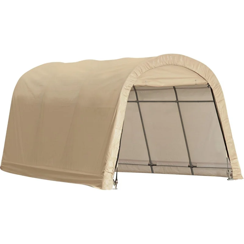 10' x 15' x 8' Heavy Duty All-Steel Frame Round Style Roof Instant Garage, Waterproof &-Treated Ripstop Cover Auto Shelter
10' x 15' x 8' Heavy Duty All-Steel Frame Round Style Roof Instant Garage, Waterproof &-Treated Ripstop Cover Auto Shelter