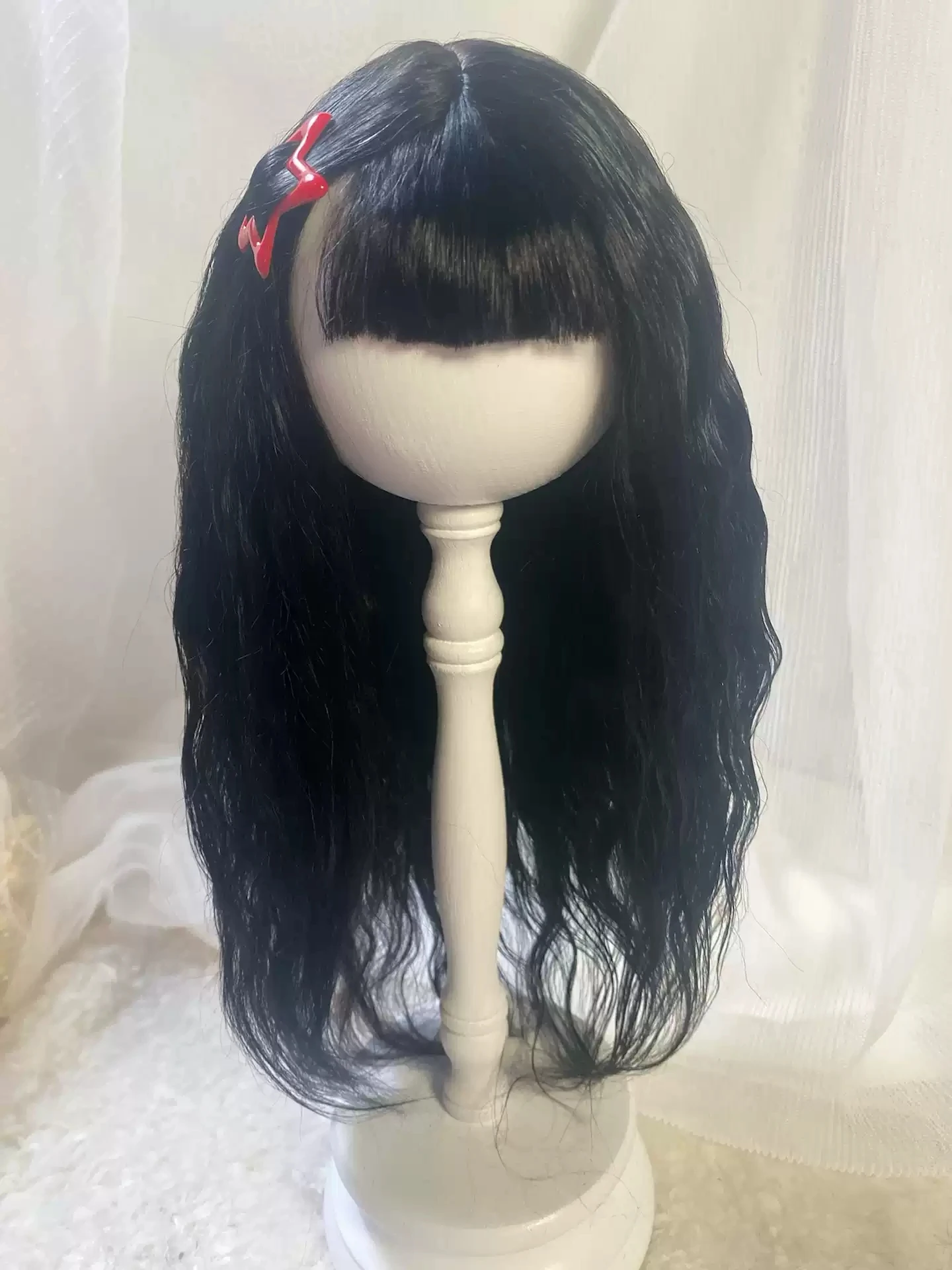 Парики для кукол Dula для Blythe Qbaby из мохера, черные рулоны, окружность головы 9-10 дюймов
Парики для кукол Dula для Blythe Qbaby из мохера, черные рулоны, окружность головы 9-10 дюймов