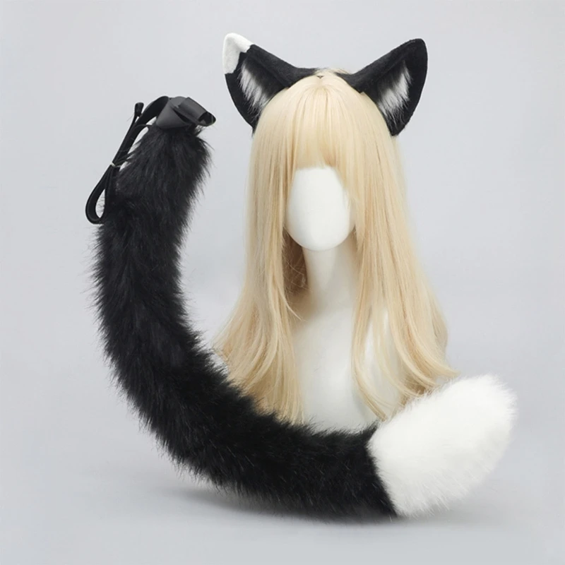 E15F животные косплей костюмы Fauxs Furs Wolf Cats Foxes Хвост и кошки уши повязки на голову Хэллоуин
E15F животные косплей костюмы Fauxs Furs Wolf Cats Foxes Хвост и кошки уши повязки на голову Хэллоуин