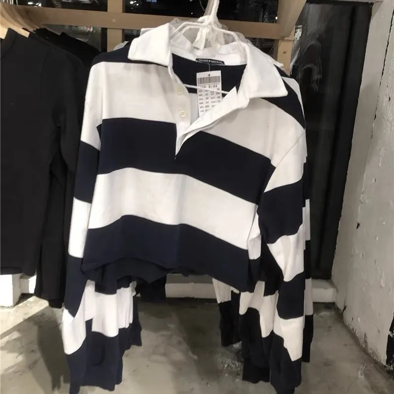 Женская толстовка Brandy Girl в американском ретро-стиле, полосатая, с длинными рукавами, из хлопка, стандартного кроя
Женская толстовка Brandy Girl в американском ретро-стиле, полосатая, с длинными рукавами, из хлопка, стандартного кроя