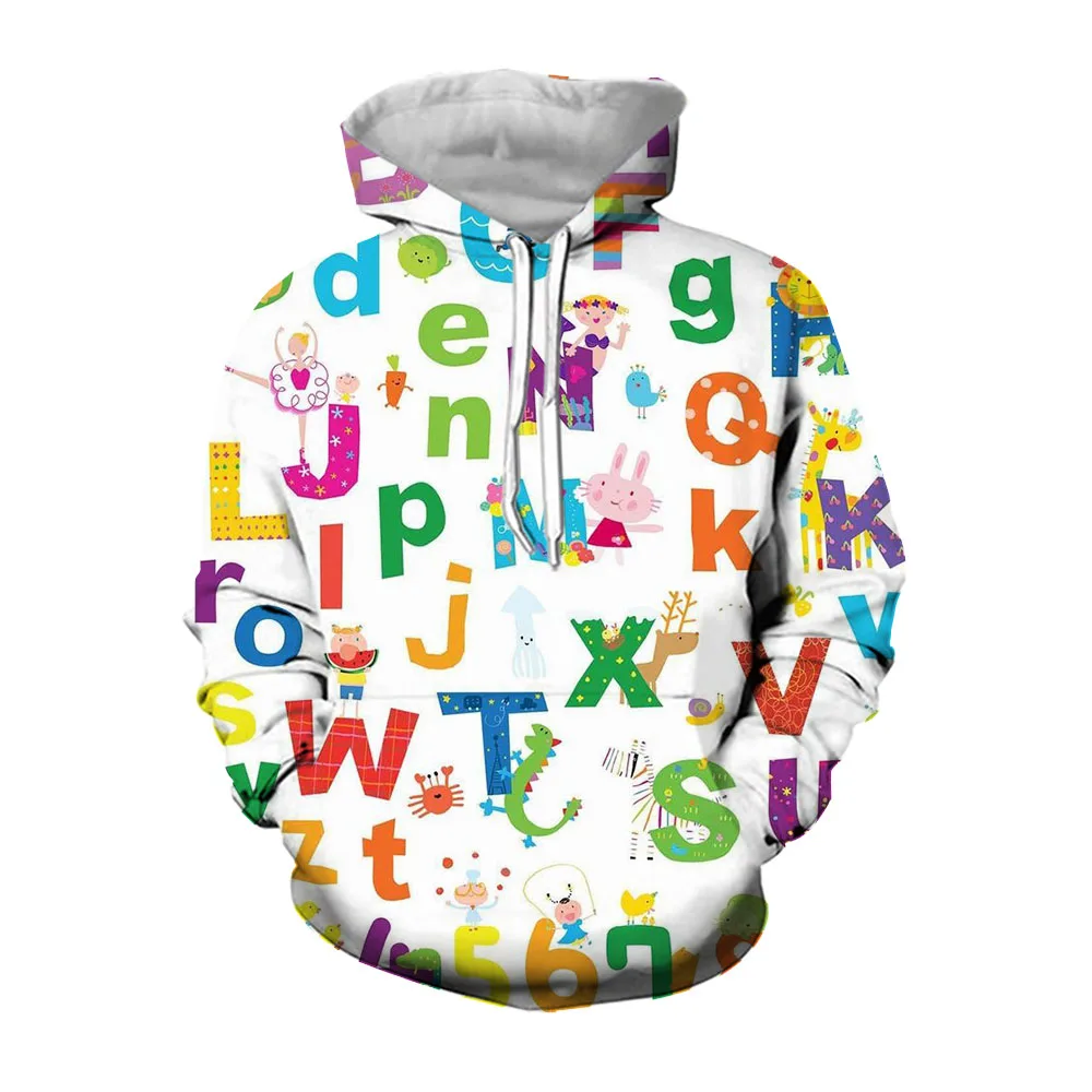 Jumeast 3D Alphabet Printed Cartoon Animal Men Hoodies Harajuku Fashion Kangaroo Pocket Hoody Y2K Coats Kawaii Youth Clothing
Jumeast 3D Alphabet Printed Cartoon Animal Men Hoodies Harajuku Fashion Kangaroo Pocket Hoody Y2K Coats Kawaii Youth Clothing
