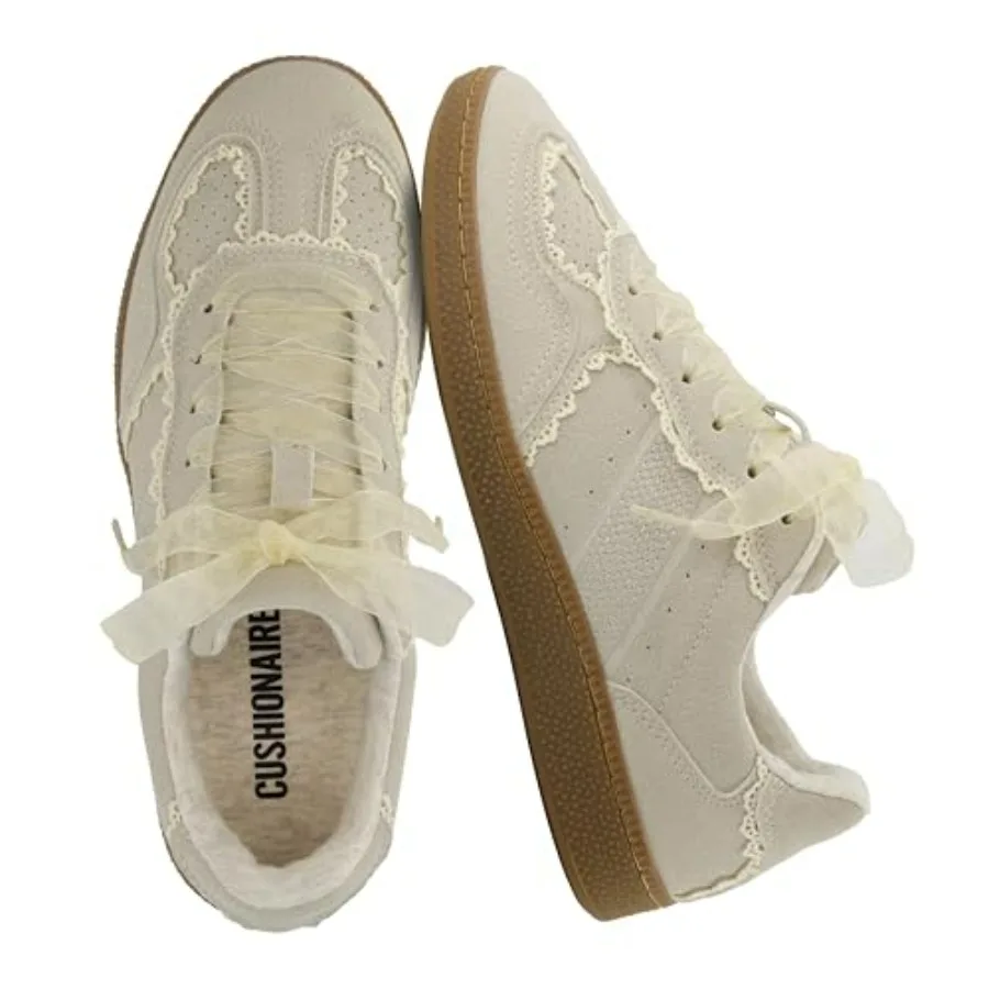 Belinda Women's Lace Detail Casual Sneakers Elegant Ribbon Lace-Up Shoes with Memory Foam
Belinda Women's Lace Detail Casual Sneakers Elegant Ribbon Lace-Up Shoes with Memory Foam
