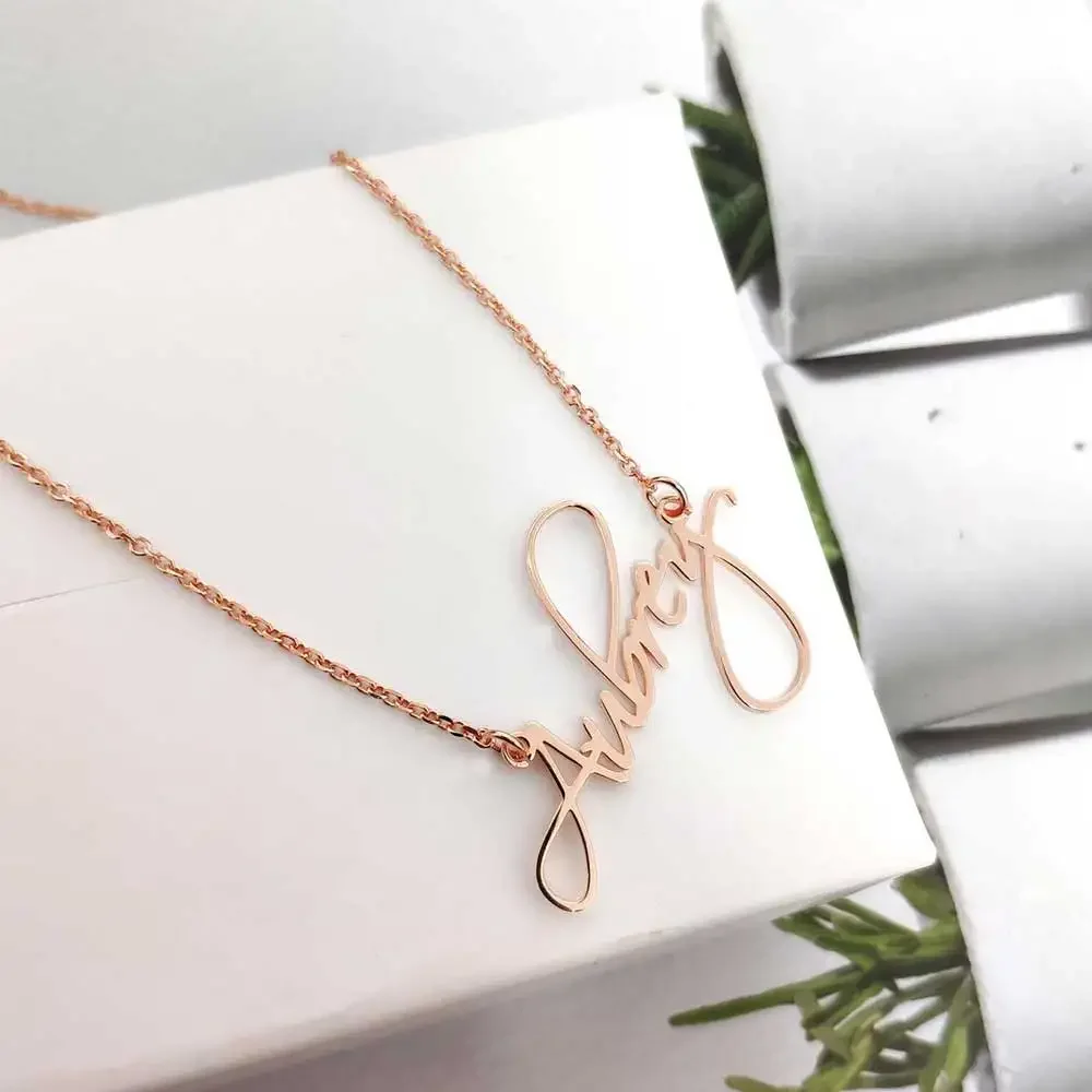Custom Personalized Name Necklace for Women Stainless Steel Jewellery Gold Nameplate Pendant Necklaces Men Company Holiday Gifts
Custom Personalized Name Necklace for Women Stainless Steel Jewellery Gold Nameplate Pendant Necklaces Men Company Holiday Gifts