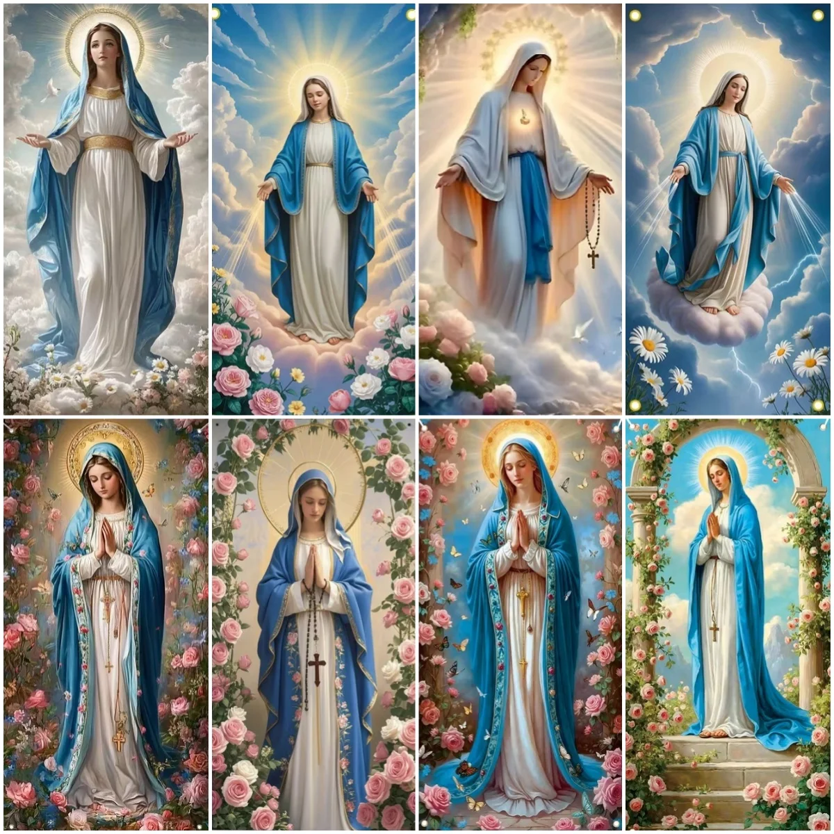 Virgin Mary Religious Door Curtain Backdrop Religion Rose Lily Flower Party Decoration Banner Door Cover Background Home Decor
Virgin Mary Religious Door Curtain Backdrop Religion Rose Lily Flower Party Decoration Banner Door Cover Background Home Decor