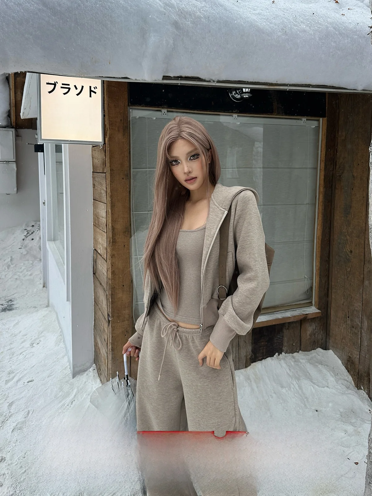 GOGOBURN Khaki Color Hooded Sweatirt Women's Open Cardigan Jaet Slimming ort Sle Autumn Winter New Arrival
GOGOBURN Khaki Color Hooded Sweatirt Women's Open Cardigan Jaet Slimming ort Sle Autumn Winter New Arrival