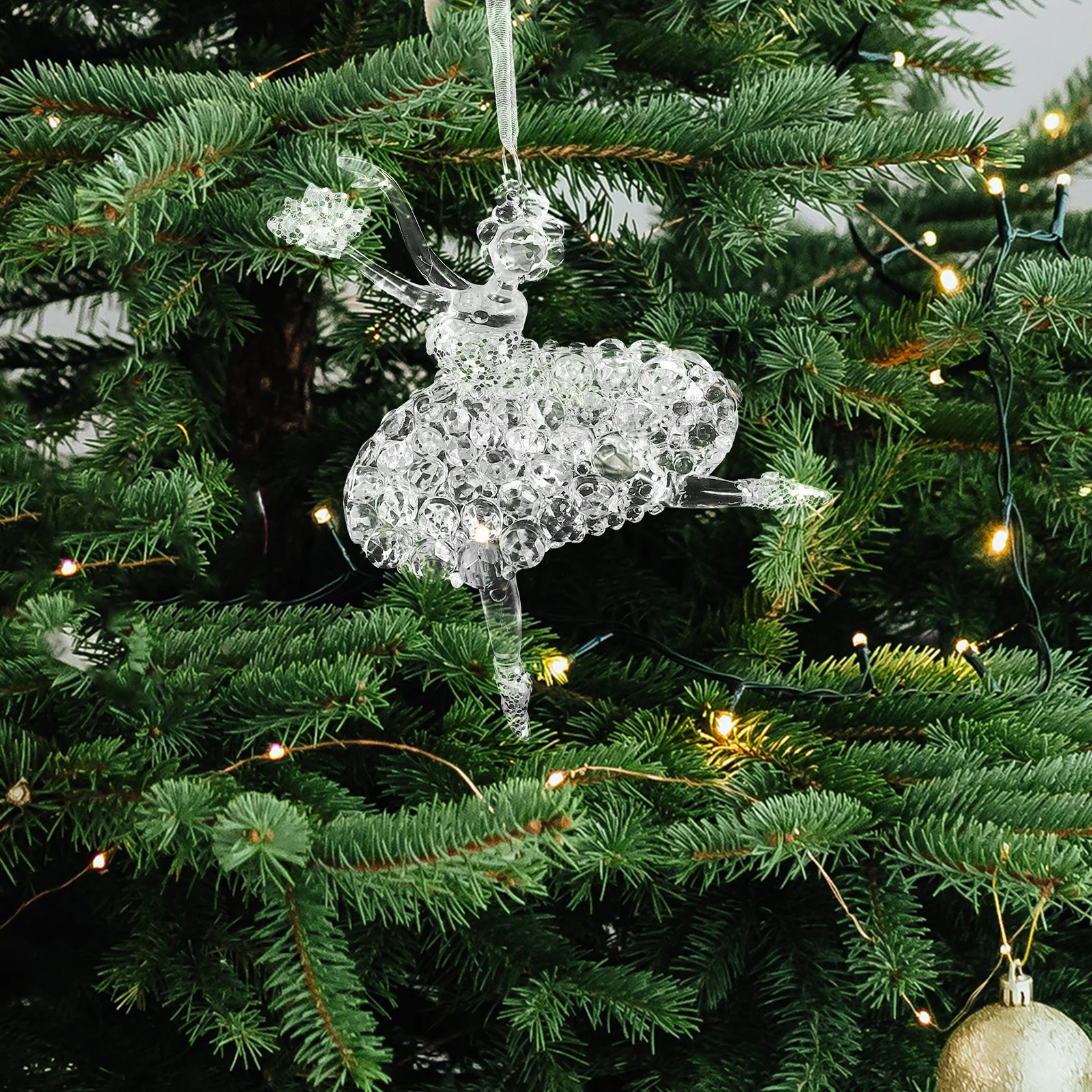 Transparent Acrylic Dancing Hanging Pendant Handcrafted Xmas Tree Decor Indoor Outdoor Festival Ornament Acrylic Decoration
Transparent Acrylic Dancing Hanging Pendant Handcrafted Xmas Tree Decor Indoor Outdoor Festival Ornament Acrylic Decoration
