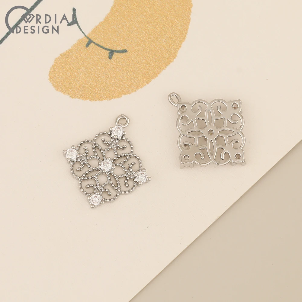 Cordial Design 50Pcs 16*18MM DIY Making/Jewelry Accessories/Earrings Pendant/Hand Made/Rhombus Shape/Jewelry Findings Components
Cordial Design 50Pcs 16*18MM DIY Making/Jewelry Accessories/Earrings Pendant/Hand Made/Rhombus Shape/Jewelry Findings Components