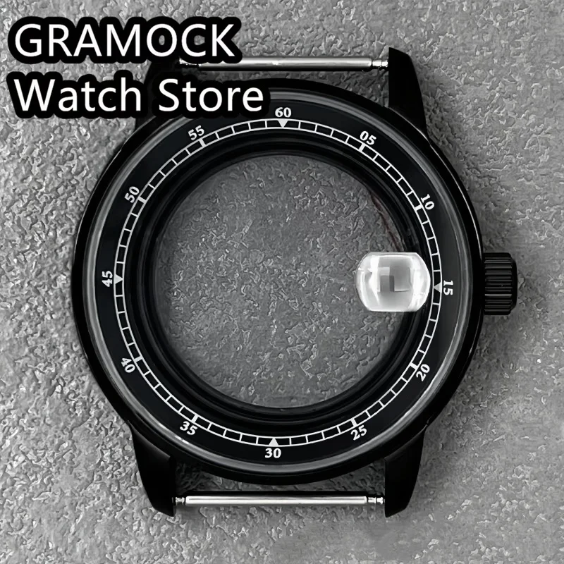 GRAMOCK NH35 Sapphire Glass 38mm Watch Case Blue White Black Green Insert Stainless Steel PT5000 Case Waterproof Screw Crown
GRAMOCK NH35 Sapphire Glass 38mm Watch Case Blue White Black Green Insert Stainless Steel PT5000 Case Waterproof Screw Crown