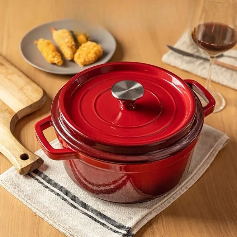 Double Ear Enamel Pot, Cast Iron Double Ear Stew Pot, Flat Bottomed Iron Pot, Universal Magnetic Burning Pot
Double Ear Enamel Pot, Cast Iron Double Ear Stew Pot, Flat Bottomed Iron Pot, Universal Magnetic Burning Pot