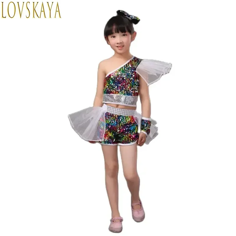 New Dance Costume Girls Jazz Street Dance Performance Costume Children's Modern Dance Model Catwalk Sequin Costume
New Dance Costume Girls Jazz Street Dance Performance Costume Children's Modern Dance Model Catwalk Sequin Costume