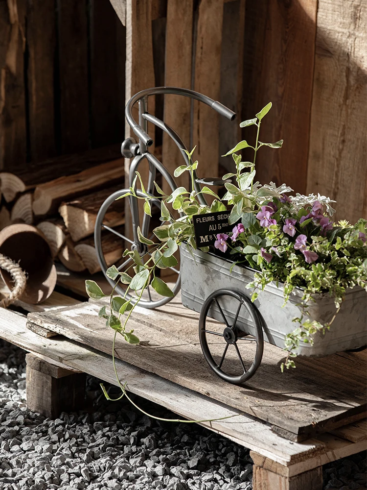 Rustic American Style Iron Art Bicycle Wagon Creative Flower Pot Iron Sheet Flower Vessel Balcony Flower Rack Decorative Flow...
Rustic American Style Iron Art Bicycle Wagon Creative Flower Pot Iron Sheet Flower Vessel Balcony Flower Rack Decorative Flow...