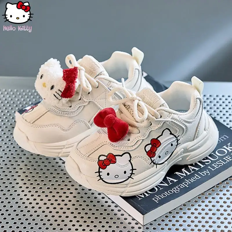 Sanrio/обувь Kawaii Dad для девочек, кроссовки Hello Kitty, весенне-осенние новые детские кроссовки с героями мультфильмов в стиле аниме, универсальные кроссовки на мягкой подошве
Sanrio/обувь Kawaii Dad для девочек, кроссовки Hello Kitty, весенне-осенние новые детские кроссовки с героями мультфильмов в стиле аниме, универсальные кроссовки на мягкой подошве