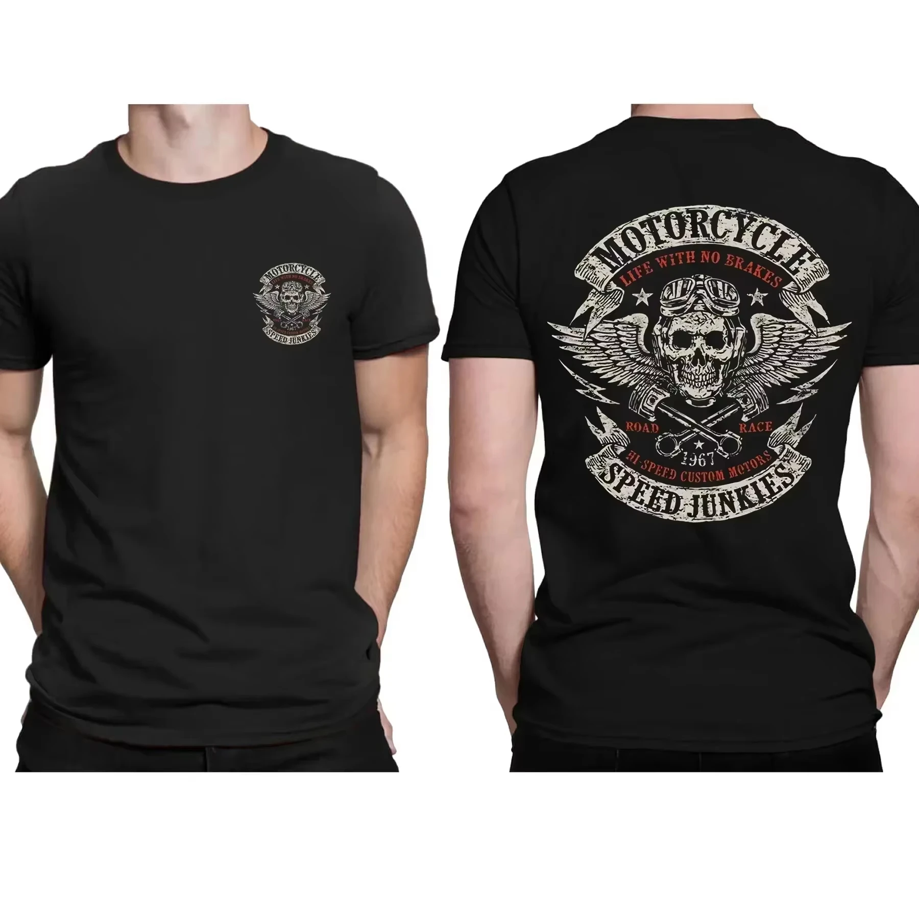 Summer New Motorcycle Speed Cyclist Helicopter Cyclist T-shirt Men's T-shirt Graphic Street Fashion Casual Breathable Clothing
Summer New Motorcycle Speed Cyclist Helicopter Cyclist T-shirt Men's T-shirt Graphic Street Fashion Casual Breathable Clothing