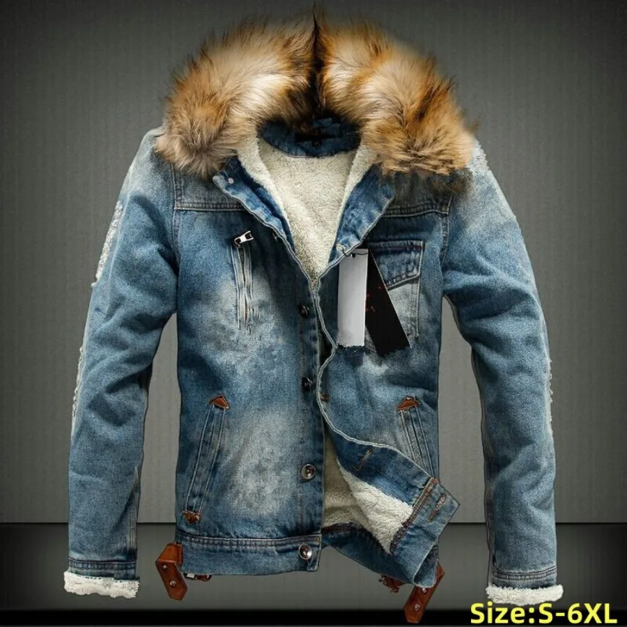 Autumn Winter Thicken Warm Outwear Men's Vintage Casual Denim Jackets Fleece Lining Men Jackets Couple Jean Coats Plus Size 6XL
Autumn Winter Thicken Warm Outwear Men's Vintage Casual Denim Jackets Fleece Lining Men Jackets Couple Jean Coats Plus Size 6XL