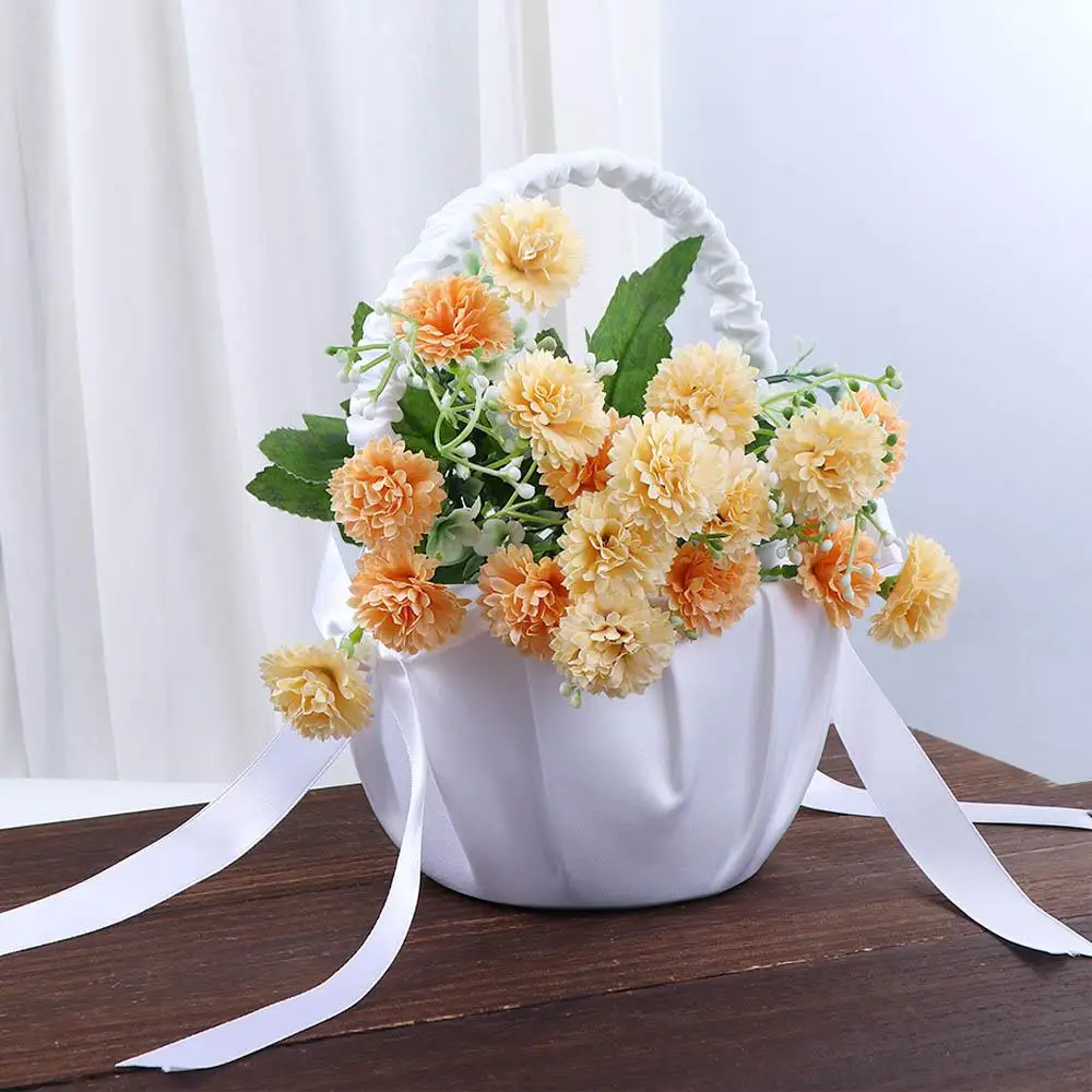 Wedding Bridesmaid Bridal Gift Bouquet,Candies Container Flower Girl Basket Wedding Flower Basket Party Decor Wedding Supplies
Wedding Bridesmaid Bridal Gift Bouquet,Candies Container Flower Girl Basket Wedding Flower Basket Party Decor Wedding Supplies