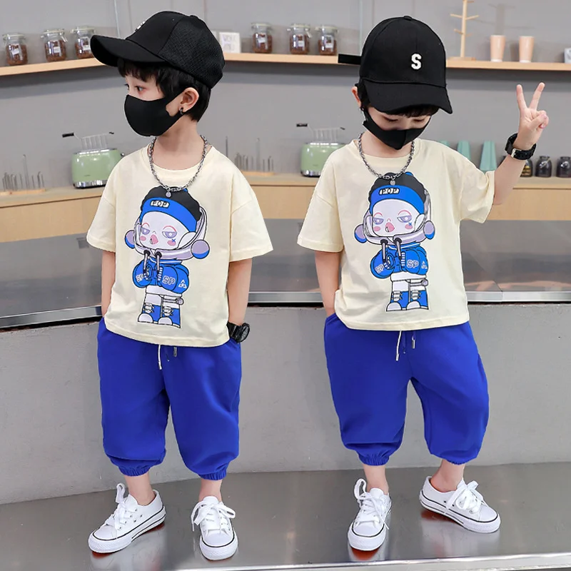 Boys Suit Coat T-shirt+Pants Cotton 2Pcs/Sets Cool Spring Autumn Thicken Sports Sets Comfortable Children Clothing
Boys Suit Coat T-shirt+Pants Cotton 2Pcs/Sets Cool Spring Autumn Thicken Sports Sets Comfortable Children Clothing