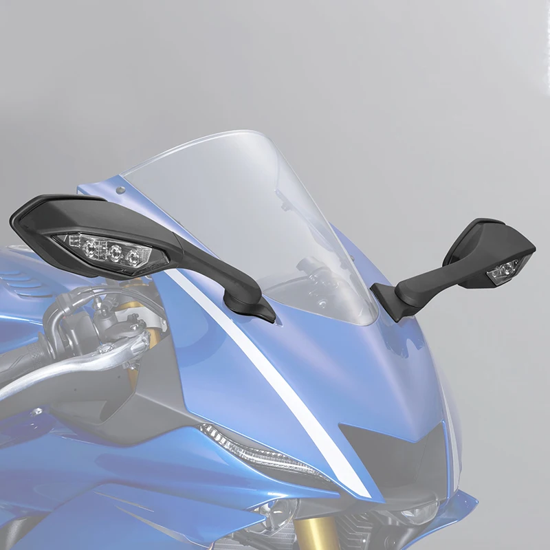 Rear View Side Mirror LED Turn Signal For Yamaha YZF R6 2017-2022 YZF R1 2015-2024 R1S 2016-2018 R1M 2016-2024 Motorcycle
Rear View Side Mirror LED Turn Signal For Yamaha YZF R6 2017-2022 YZF R1 2015-2024 R1S 2016-2018 R1M 2016-2024 Motorcycle