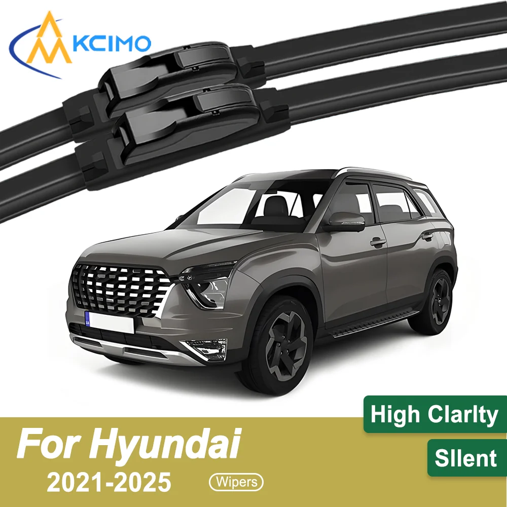Premium 2-Pack Windshield Wipers Compatible For Hyundai Alcazar SU2i LWB PS7i 2021-2025 All-Weather Durability for Safe Driving 
Premium 2-Pack Windshield Wipers Compatible For Hyundai Alcazar SU2i LWB PS7i 2021-2025 All-Weather Durability for Safe Driving